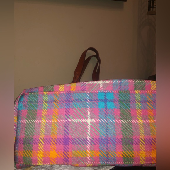 Dooney & Bourke handbag; multicolored nylon with dust bag; very cute - Picture 6 of 14